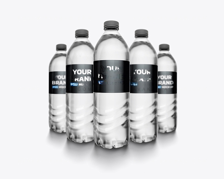 多达80款矿泉水牛奶饮料果汁玻璃塑料瓶子PSD样机效果图