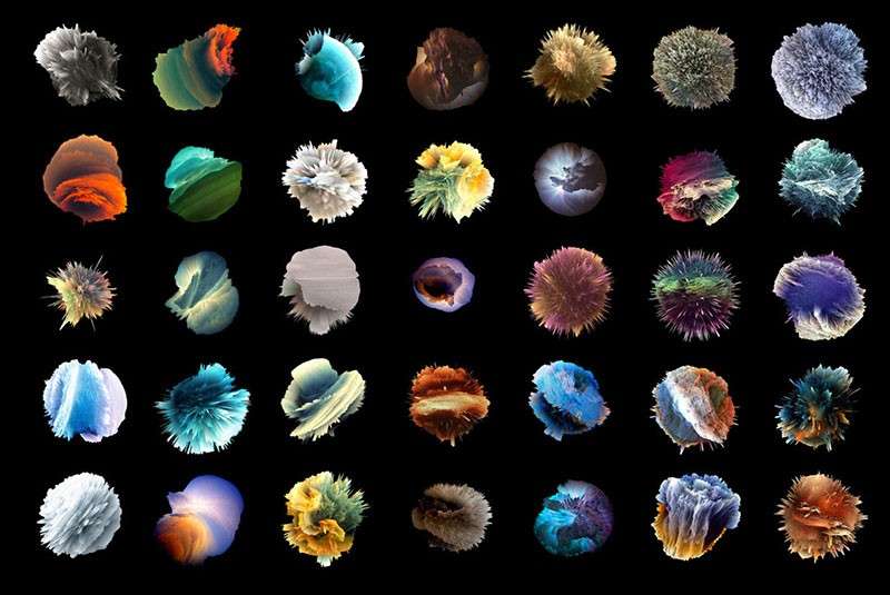 99张爆炸流体画艺术背景图案素材PNG