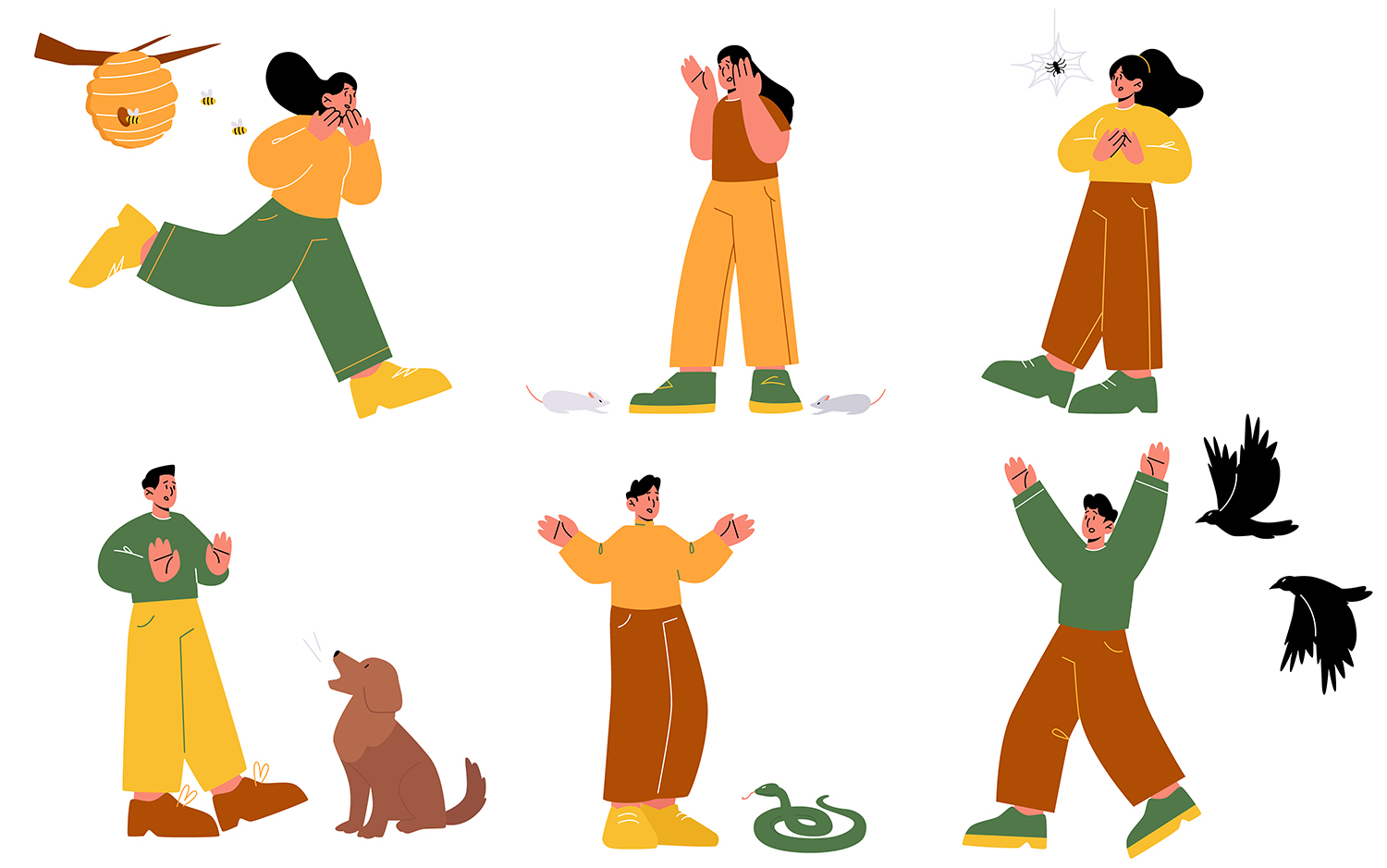 86个精美潮流时尚人物风格插画