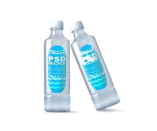 多达80款矿泉水牛奶饮料果汁玻璃塑料瓶子PSD样机效果图