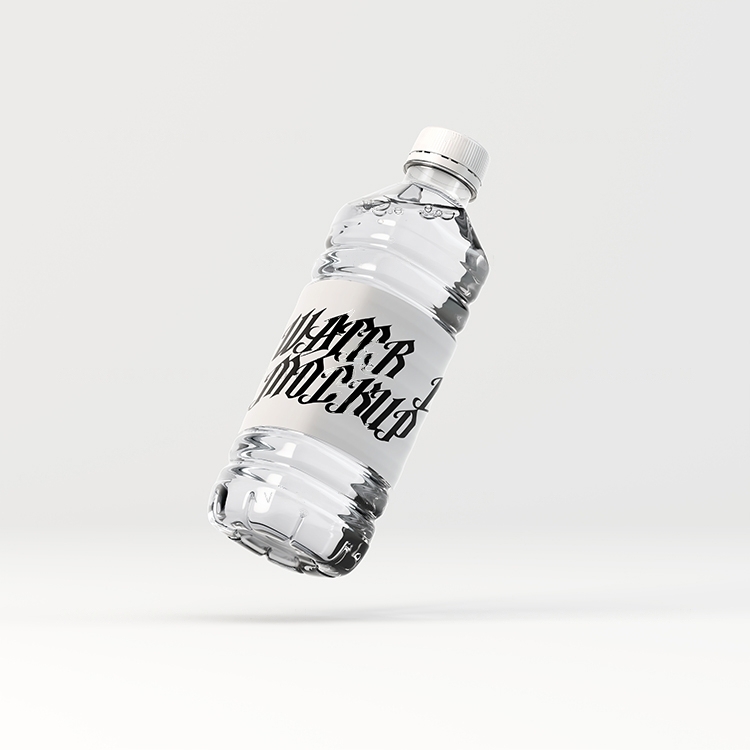 多达80款矿泉水牛奶饮料果汁玻璃塑料瓶子PSD样机效果图