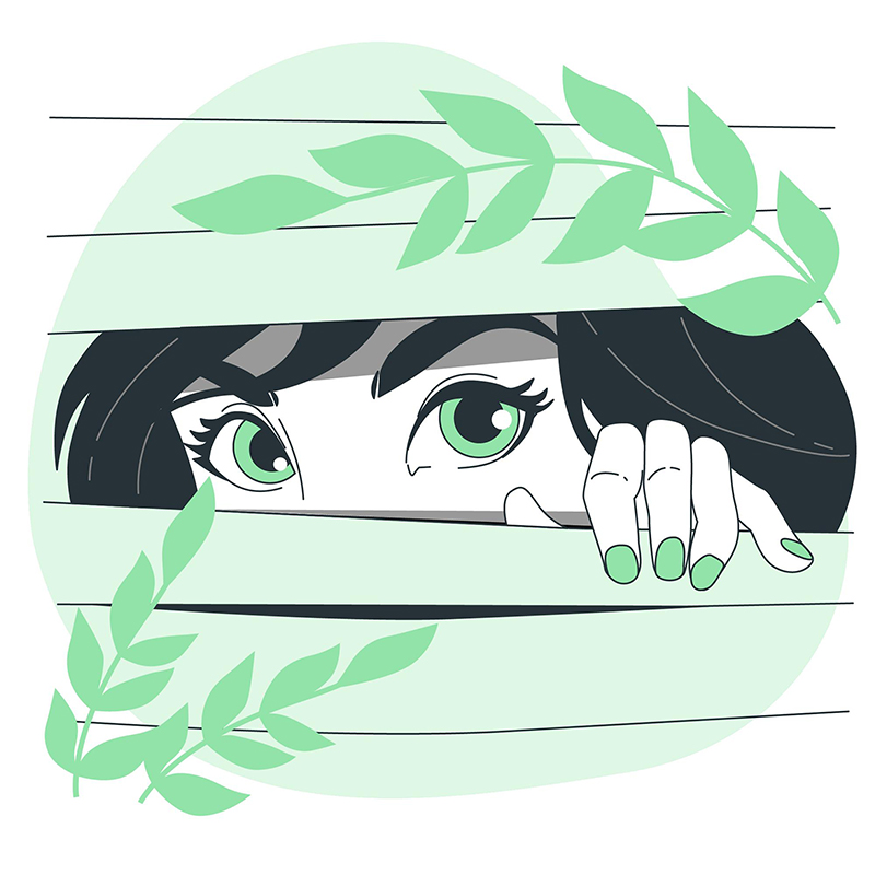 7组绿色清新风格场景主题插画矢量素材