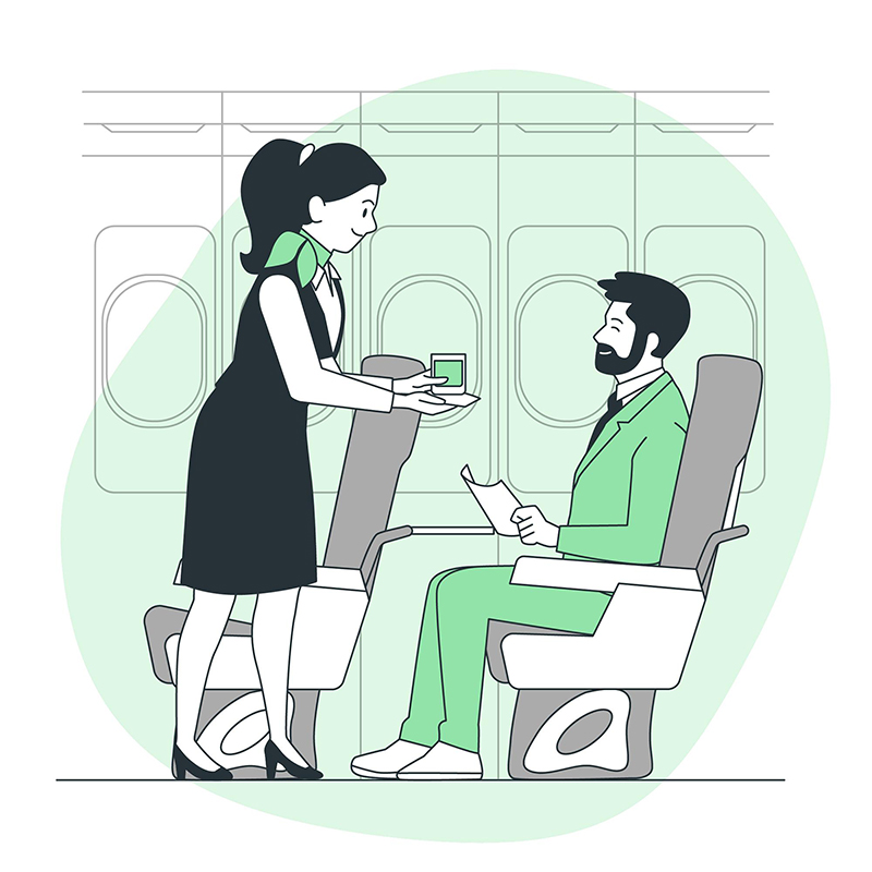 7组绿色清新风格场景主题插画矢量素材