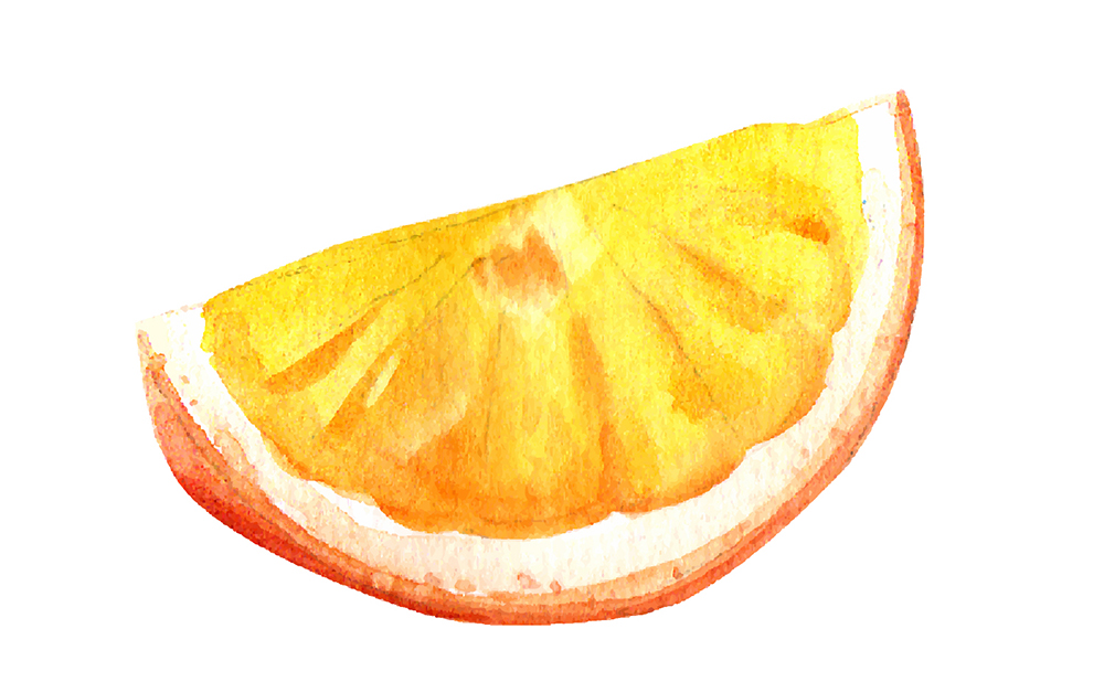 精致文艺水彩画手绘感觉系列水果插画插图