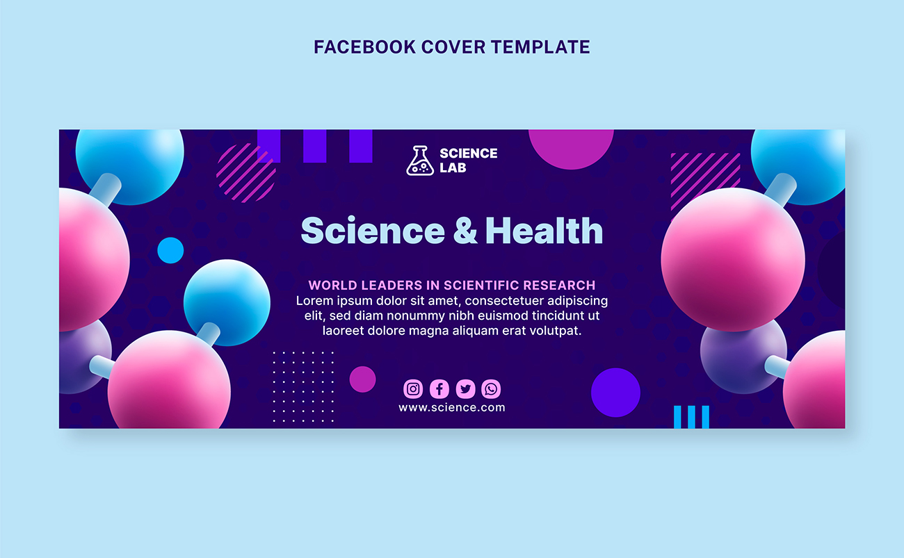 生物医疗DNA结构3D感分子结构式矢量背景板素材