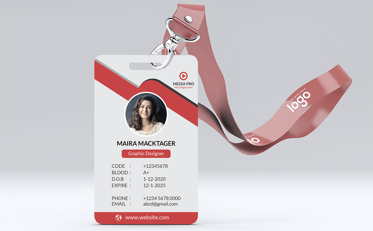 5组精美工卡商务感样机PSD