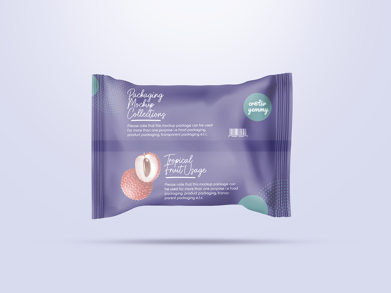 10组糖果膨化食品零食袋子样机PSD