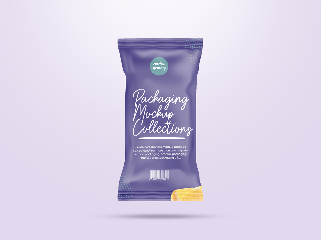 10组糖果膨化食品零食袋子样机PSD