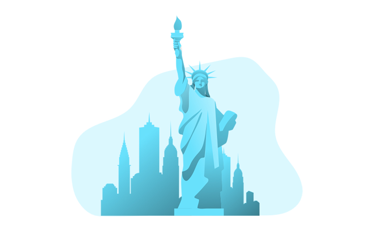 系列自由女神形象插画图标插图SVG矢量