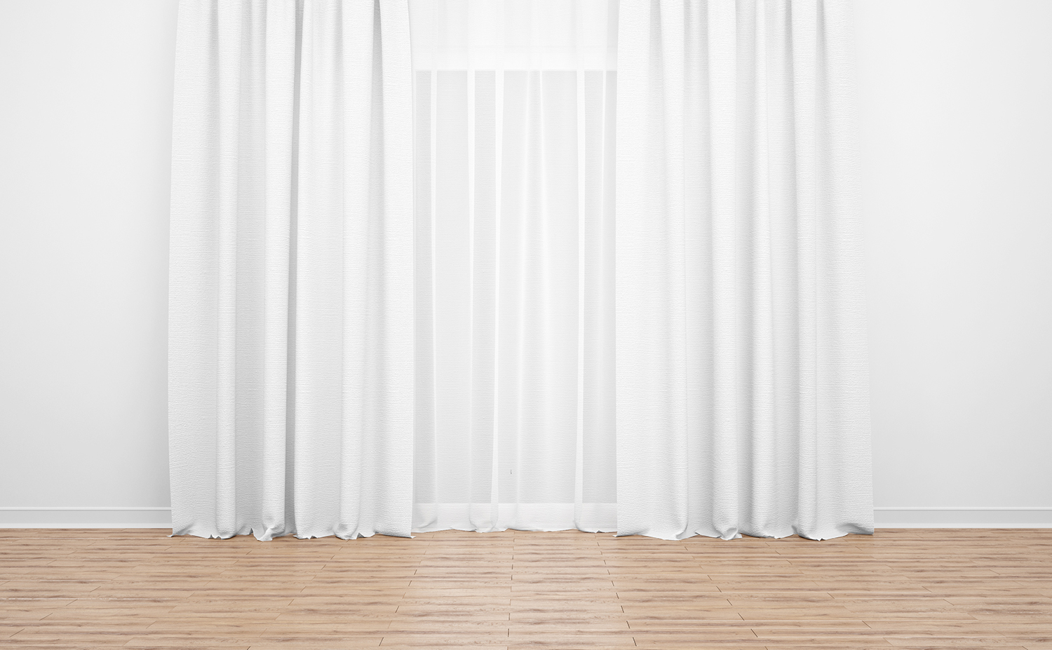 室内窗帘地板分层文件PSD