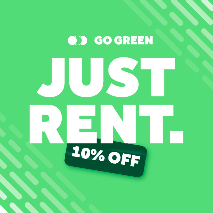 时尚绿色系平衡车海报PSD文件