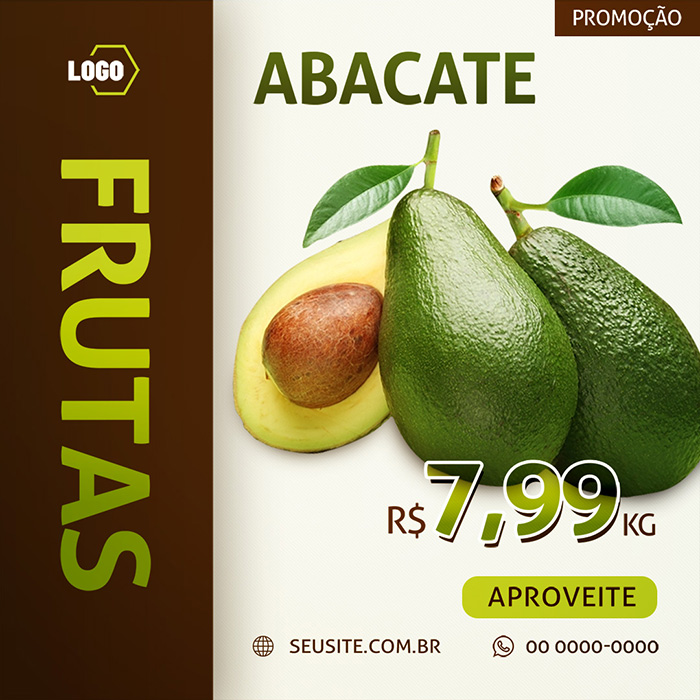 牛油果主图海报