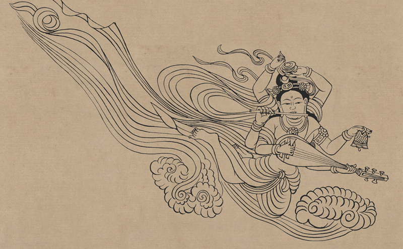 你没有见过的敦煌莫高窟线描稿高清152幅高清