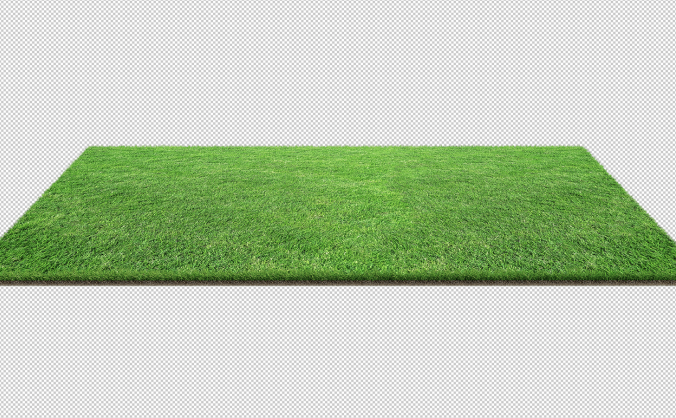 绿色的草坪/草地素材空白PNG素材