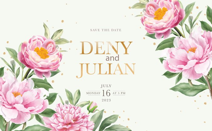 雍容尊贵典雅的牡丹花矢量插画