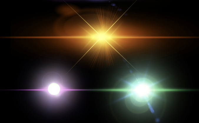 光晕炫光灯光光感特效PSD