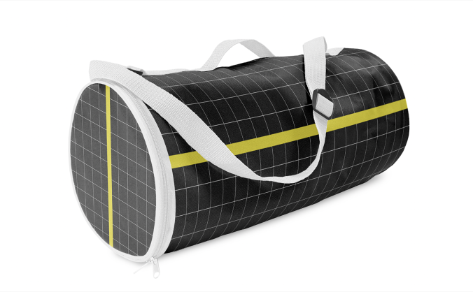 健身房运动背包挎包样机效果图PSD