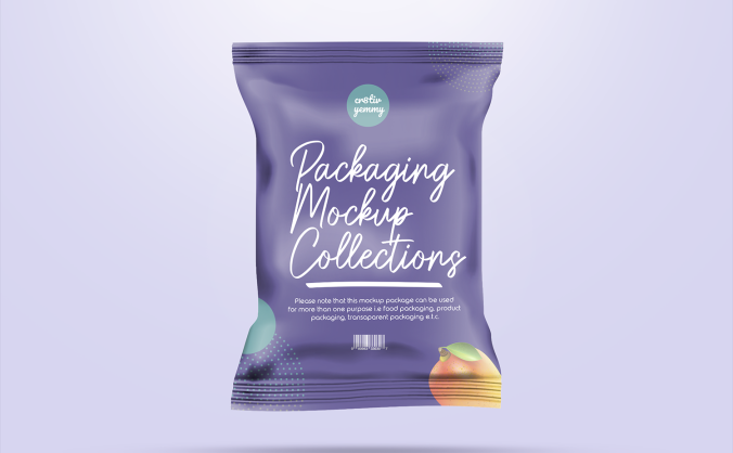 10组糖果膨化食品零食袋子样机PSD