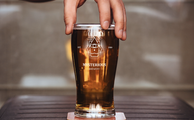 啤酒杯包装样机PSD