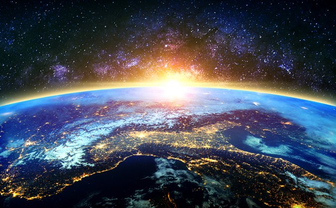 9幅大气俯瞰地球视角图片