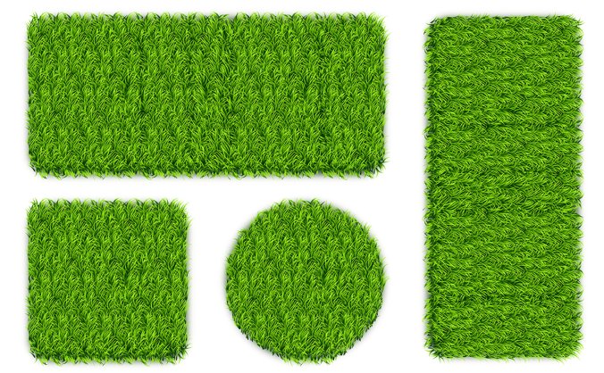 绿色草坪草地矢量背景素材