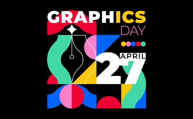 抽象黑色彩色图形设计背景板矢量素材