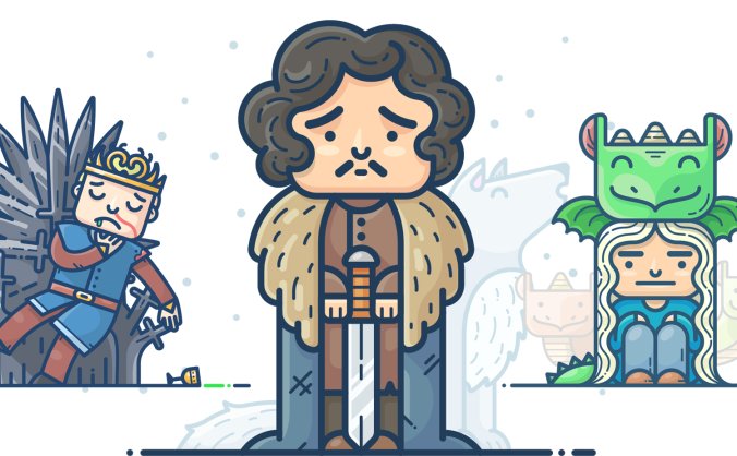 权利的游戏人物角色插画插图