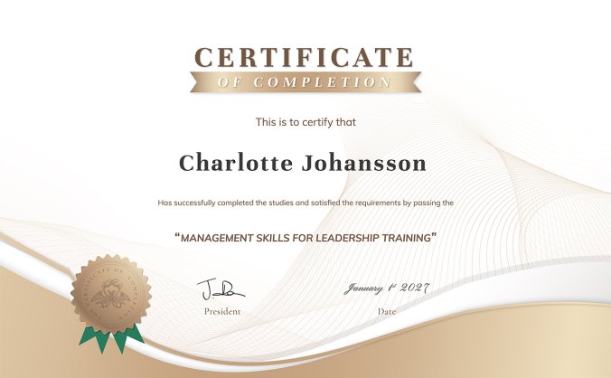 金色质感证书设计模板