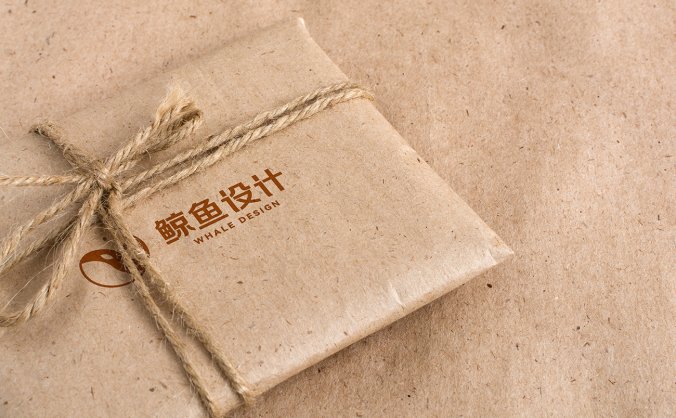 质感牛皮纸麻绳包装样机素材PSD