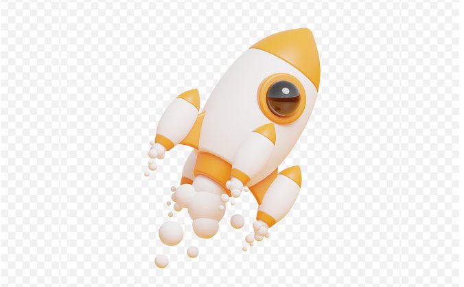 3D立体发射的火箭