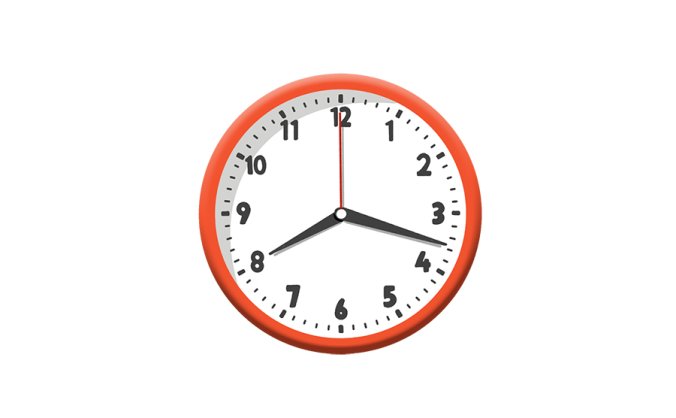 钟表挂钟透明PNG素材