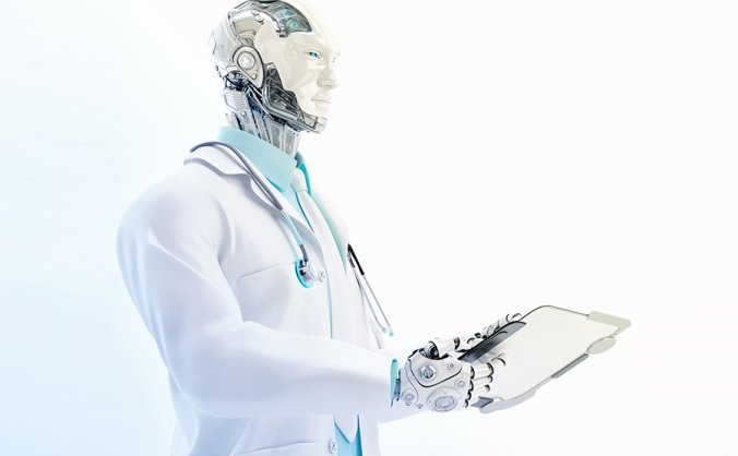 一系列机器人与未来医疗主题的3D图片素材