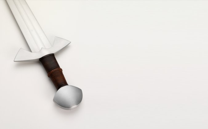 锋利的宝剑剑柄特写免抠PNG