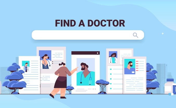 招聘医生主题的插画适量素材EPS