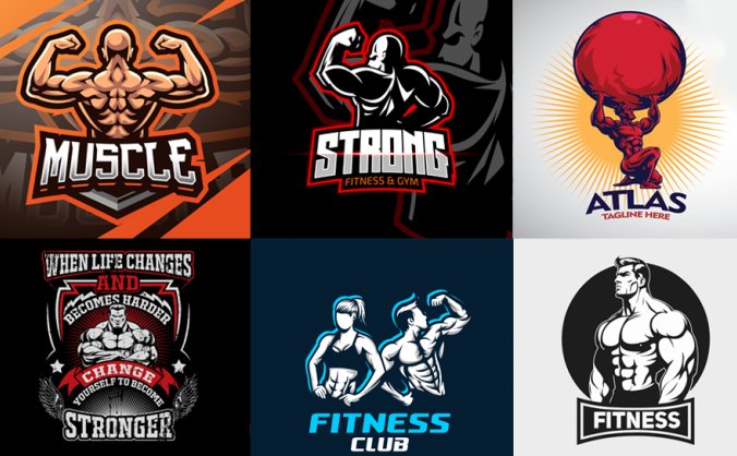 8组精美的勇士logo矢量文件模板