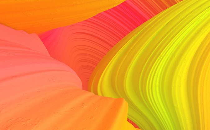 RND的彩色3D构图（高清）