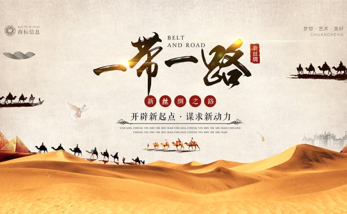 一带一路主题海报