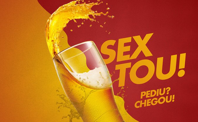 高级啤酒活动促销海报PSD