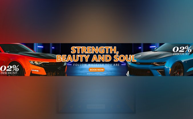 雪弗莱汽车banner PSD源文件
